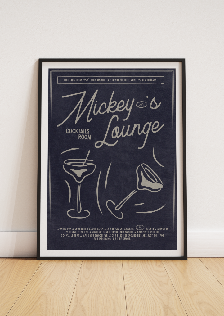 Mickey’s Lounge - Blue